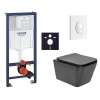Siko Závěsný WC set do lehkých stěn / předstěnová montáž SAT Infinitio GRSIN12BSASH0 Siko Závěsný WC set do lehkých stěn / předstěnová montáž SAT Infinitio GRSIN12BSASH0