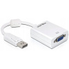 DeLOCK 61766 Adaptér DisplayPort na VGA, biely DeLOCK 61766 Adaptér DisplayPort na VGA, biely