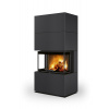 Dizajnový akumulačný krb CARA C plech Dizajnový akumulačný krb CARA C plech