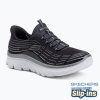 Dámske topánky SKECHERS Summits Plus Soft Luster charcoal/silver Dámske topánky SKECHERS Summits Plus Soft Luster charcoal/silver