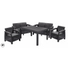 Záhradný set KETER Corfu II Fiesta - Graphite Záhradný set KETER Corfu II Fiesta - Graphite