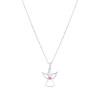Náhrdelník anjel so Swarovski kryštálmi 42043.3 ružový Náhrdelník anjel so Swarovski kryštálmi 42043.3 ružový