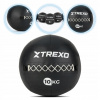 Medicínska lopta TREXO Wall Ball 12 kg čierna OS Medicínska lopta TREXO Wall Ball 12 kg čierna OS