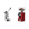 La Pavoni Stradivari Professional Lusso + Eureka Mignon Specialita Smart, CR ferrari red La Pavoni Stradivari Professional Lusso + Eureka Mignon Specialita Smart, CR ferrari red