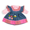Bigjigs Toys Džínsové šaty s ružovým lemom pre bábiku 34 cm Bigjigs Toys Džínsové šaty s ružovým lemom pre bábiku 34 cm