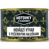HOTOVKY Z PLECHOVKY Hovädzí vývar s pečeňovými haluškami 400ml HOTOVKY Z PLECHOVKY Hovädzí vývar s pečeňovými haluškami 400ml