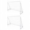 Shumee Fotbalové branky se sítí 2 ks ocel 240 x 90 x 150 cm Shumee Fotbalové branky se sítí 2 ks ocel 240 x 90 x 150 cm