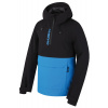 Pánska outdoorová bunda Husky Nabbi M black/neon blue, S Pánska outdoorová bunda Husky Nabbi M black/neon blue, S