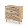 Halmar BORNEO KM-2 komoda, dub artisan/ čierny Halmar BORNEO KM-2 komoda, dub artisan/ čierny