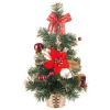 Stromček MagicHome Vianoce, ozdobený, červený, 30 cm Stromček MagicHome Vianoce, ozdobený, červený, 30 cm