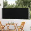 zahrada-XL Zaťahovacia bočná markíza na terasu 100x300 cm, čierna 48370 zahrada-XL Zaťahovacia bočná markíza na terasu 100x300 cm, čierna 48370