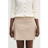 Tommy Hilfiger sukňa s bavlnou WW0WW49649 béžová 34 Tommy Hilfiger sukňa s bavlnou WW0WW49649 béžová 34