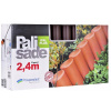 Záhradný obrubník plast 240 cm x 15 cm hnedý Záhradný obrubník plast 240 cm x 15 cm hnedý