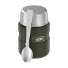 Thermos Style - termoska na jedlo so skladacou lyžicou a šálkou 470 ml - voj.zel Veľkosť: ks Thermos Style - termoska na jedlo so skladacou lyžicou a šálkou 470 ml - voj.zel Veľkosť: ks