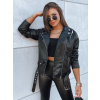 Dámska koženková bunda VOGUE Glamour DSTREET TY3898 Farba: Čierna, Veľkosť: S Dámska koženková bunda VOGUE Glamour DSTREET TY3898 Farba: Čierna, Veľkosť: S