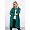 Dámsky kardigán oversize MI9005 zelený Dámsky kardigán oversize MI9005 zelený
