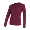 SENSOR MERINO DF dámske tričko s dlhým rukávom, lila Veľkosť: XL SENSOR MERINO DF dámske tričko s dlhým rukávom, lila Veľkosť: XL