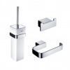 NIMCO KIBO SET držiak WC papiera + háčik + kefa WC KIBO s nádobkou chróm SETKIBO NIMCO KIBO SET držiak WC papiera + háčik + kefa WC KIBO s nádobkou chróm SETKIBO