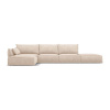 Béžová rohová pohovka (ľavý roh) Vanda - Mazzini Sofas Béžová rohová pohovka (ľavý roh) Vanda - Mazzini Sofas
