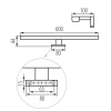 Svietidlo nad zrkadlo ASTIM LED nástenné svietidlo do kúpeľne 12W 4000K 910lm 60cm KANLUX Svietidlo nad zrkadlo ASTIM LED nástenné svietidlo do kúpeľne 12W 4000K 910lm 60cm KANLUX