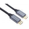 PremiumCord DisplayPort 1.4 8K prípojný kábel, kovové a pozlátené konektory, 1m kport10-01 PremiumCord DisplayPort 1.4 8K prípojný kábel, kovové a pozlátené konektory, 1m kport10-01