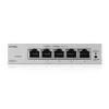 Zyxel GS1200-5 v3, 5-portový gigabitový webovo spravovaný stolný prepínač Zyxel GS1200-5 v3, 5-portový gigabitový webovo spravovaný stolný prepínač