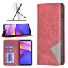 Peňaženkové kožené puzdro Prismatic Invisible na Motorola Moto E20 / E30 / E40 - Červená Peňaženkové kožené puzdro Prismatic Invisible na Motorola Moto E20 / E30 / E40 - Červená