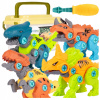 DINOSAURY NA SKRUTKOVANIE A ROZSKRUTKOVANIE so skrutkovačom Sada 4 FIGÚROK + kufrík DINOSAURY NA SKRUTKOVANIE A ROZSKRUTKOVANIE so skrutkovačom Sada 4 FIGÚROK + kufrík