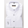 ETERNA Slim Fit pánska košeľa biela cover s tmavým kontrastom Non iron Cover, Veľkosť 38 ETERNA Slim Fit pánska košeľa biela cover s tmavým kontrastom Non iron Cover, Veľkosť 38