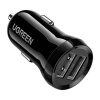 Ugreen ED018 Nabíjačka do auta, 2 x zásuvka USB-A, 2,4 A, 24 W, čierna Ugreen ED018 Nabíjačka do auta, 2 x zásuvka USB-A, 2,4 A, 24 W, čierna