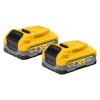 Dewalt POWERSTACK Akumulátor DCBP318, 18 V, 3,5 Ah, 2 ks, DCBP318S2-XJ Dewalt POWERSTACK Akumulátor DCBP318, 18 V, 3,5 Ah, 2 ks, DCBP318S2-XJ