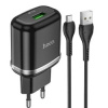 Nabíječka QC3.0 3A 18W s Micro USB kabelem Hoco N3 Barva bilá Nabíječka QC3.0 3A 18W s Micro USB kabelem Hoco N3 Barva bilá