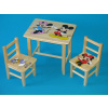 ZĽAVA - Detský drevený stôl so stoličkami 60x50 cm - Mickey Mouse ZĽAVA - Detský drevený stôl so stoličkami 60x50 cm - Mickey Mouse