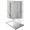Sprchový kút - Skladacia sprchová kabína + Akrylová sprchová vanička 90x100 (Sprchový kút - Skladacia sprchová kabína + Akrylová sprchová vanička 90x100) Sprchový kút - Skladacia sprchová kabína + Akrylová sprchová vanička 90x100 (Sprchový kút - Skladacia sprchová kabína + Akrylová sprchová vanička 90x100)