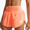 Dámske bežecké šortky Nike Tempo Swoosh Dri-Fit Mid-Rise Brief-Lined orange pulse/white Dámske bežecké šortky Nike Tempo Swoosh Dri-Fit Mid-Rise Brief-Lined orange pulse/white