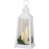 Lampáš MagicHome Vianoce, plast, biely, 3xLED žltá, 14x14x35 cm, 3xAAA Lampáš MagicHome Vianoce, plast, biely, 3xLED žltá, 14x14x35 cm, 3xAAA