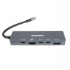 PremiumCord USB-C na 4K@60Hz HDMI + 10G USB3.2 A + 10G 2x USB-C + PD(power delivery) adaptér (ku31dock21) PremiumCord USB-C na 4K@60Hz HDMI + 10G USB3.2 A + 10G 2x USB-C + PD(power delivery) adaptér (ku31dock21)