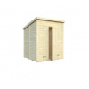 Záhradný drevený domček 2x2m, 19mm, rovná strecha Záhradný drevený domček 2x2m, 19mm, rovná strecha