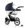 Kombinovaný kočík Prampol Solam Leather : Autosedačka (vajíčko) - Bez autosedačky, Farba - 20 Kombinovaný kočík Prampol Solam Leather : Autosedačka (vajíčko) - Bez autosedačky, Farba - 20