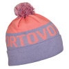 Čiapka Ortovox BOBBLE KNIT BEANIE - fialová Čiapka Ortovox BOBBLE KNIT BEANIE - fialová