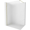 Mexen Kioto-X sprchová stena Walk-in 50 x 200 cm, mrazené 10 mm, zlatá - 800-050-101-50-30-X Mexen Kioto-X sprchová stena Walk-in 50 x 200 cm, mrazené 10 mm, zlatá - 800-050-101-50-30-X