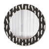 Perie Perie Okrúhle dekoračné zrkadlo lsdo-00051 Perie Perie Okrúhle dekoračné zrkadlo lsdo-00051