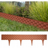 Záhradný obrubník plast 80 cm x 9 cm hnedý Záhradný obrubník plast 80 cm x 9 cm hnedý