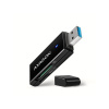 AXAGON CRE-S2N, USB-A 3.2 Gen 1 - SUPERSPEED čtečka karet, 2-slot & lun SD/microSD, podpora UHS-I AXAGON CRE-S2N, USB-A 3.2 Gen 1 - SUPERSPEED čtečka karet, 2-slot & lun SD/microSD, podpora UHS-I