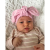 Detská čiapka s uzlíkom Bavlna - BABY PINK Detská čiapka s uzlíkom Bavlna - BABY PINK