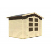 KARIBU HOLZTECHNIK Drevený domček KARIBU AMBERG 3 (82972) natur LG1755 KARIBU HOLZTECHNIK Drevený domček KARIBU AMBERG 3 (82972) natur LG1755