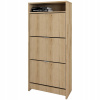 Skrinka na topánky Nabbi 60 x 132 x 27 cm dub Skrinka na topánky Nabbi 60 x 132 x 27 cm dub