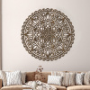 drevo zivota Drevená mandala na stenu BLAHOBYT Farebný vzor: Dub zlatý, Priemer: 95 drevo zivota Drevená mandala na stenu BLAHOBYT Farebný vzor: Dub zlatý, Priemer: 95