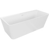 Mexen Volta, voľne stojaca nástenna vaňa 150 x 75 cm, biela, biely prepad, 51131507500-20 Mexen Volta, voľne stojaca nástenna vaňa 150 x 75 cm, biela, biely prepad, 51131507500-20