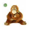 Rappa, Plyšový orangutan s mláďaťom 28 cm ECO-FRIENDLY, Plyšový orangutan s mláďaťom 28 cm ECO-FRIENDLY, RP211780